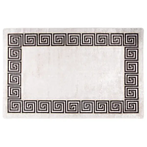 Pestav libisemisvastane vaip, helebeež sametpind, 80 x 150 cm – 2