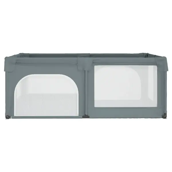 Helehall beebi mänguaedik kahekordsete lukuga ustega, Oxford-kangas, 190 x 150 x 70 cm – 4