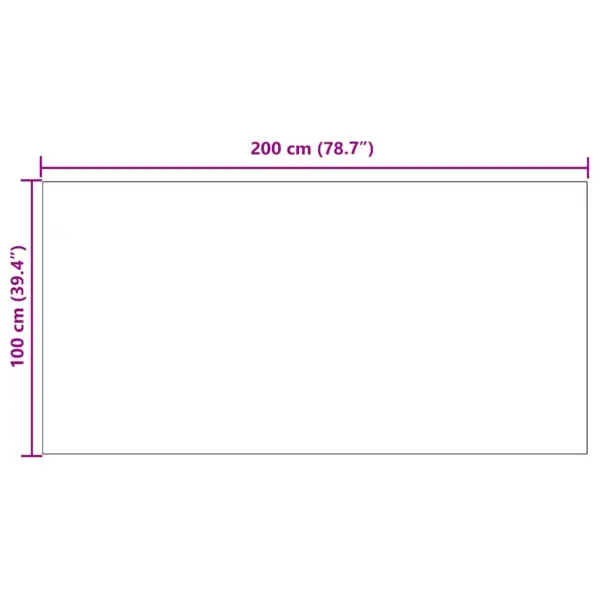 Helehall libisemisvastane kangast koridorivaip, 100 x 200 cm – 9