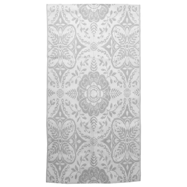 Helehall jacquard-mustriga õuevaip ARAKIL, 160 x 230 cm, polüpropüleen – 2