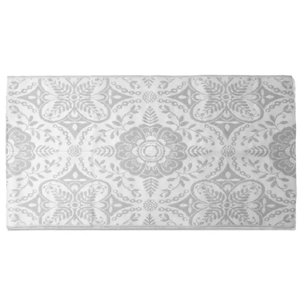 Helehall jacquard-mustriga õuevaip ARAKIL, 160 x 230 cm, polüpropüleen – 3