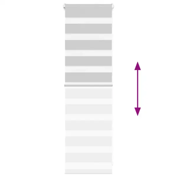 Helehall triibuline päev ja öö ruloo, 45 x 100 cm, kanga laius 40,9 cm, polüester – 5