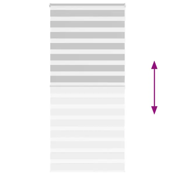 Helehall triibuline sebra ruloo kettmehhanismiga, 105 x 200 cm, 100% polüester – 5