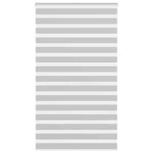 Helehall sebra ruloo, 135 x 200 cm, 100% polüester, alumiiniumsiiniga