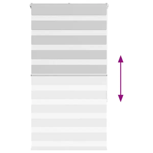 Helehall päev-ööruloo privaatsuse ja valguse reguleerimiseks, 80 x 100 cm, polüesterkangas, alumiiniumsiiniga – 5