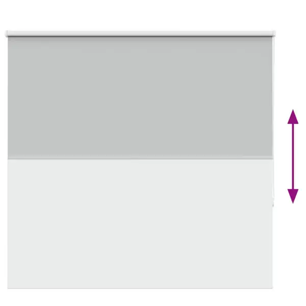 Pimendav ruloo kettmehhanismiga, helehall, 155 x 130 cm – 9