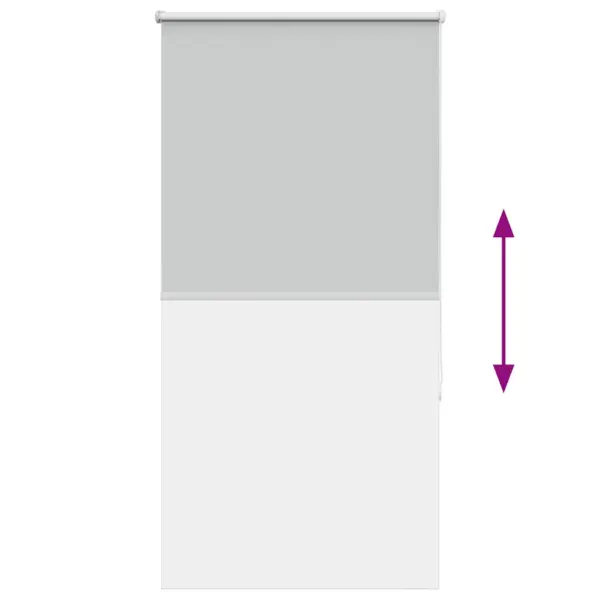 Pimendav ruloo helehall, 75 x 150 cm, kanga laius 70,7 cm, 100% polüester – 9