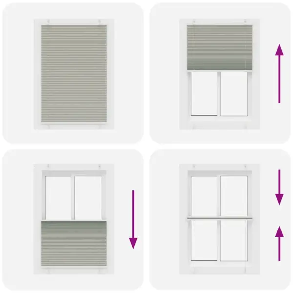 Helehall plisseeritud ruloo, 100 x 150 cm, 100% polüester – 7