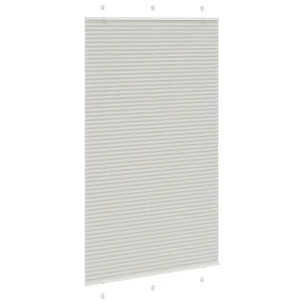 Plisseeritud ruloo, helehall, 120 x 200 cm, kanga laius 119,4 cm – 3