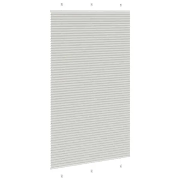 Plisseeritud ruloo, helehall, 120 x 200 cm, kanga laius 119,4 cm – 4