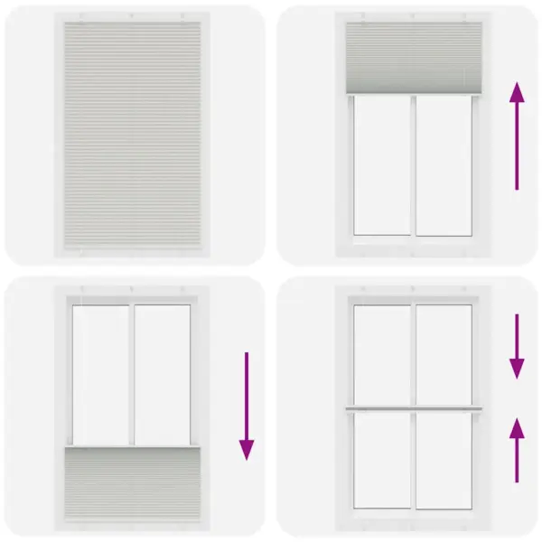 Plisseeritud ruloo, helehall, 120 x 200 cm, kanga laius 119,4 cm – 7