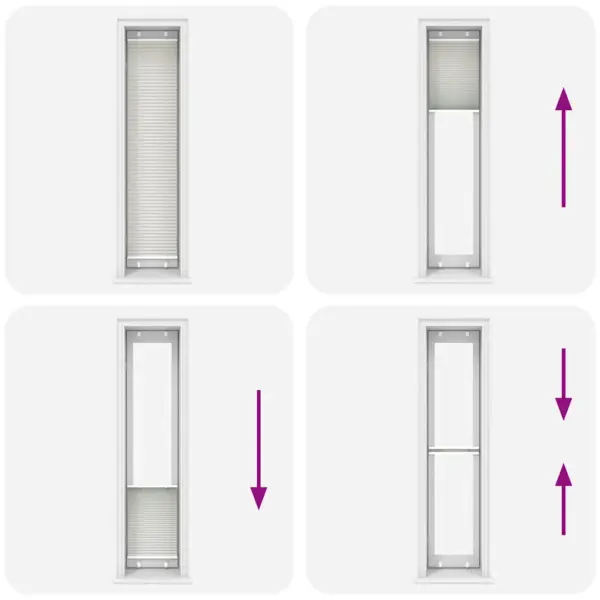 Helehall plisseeritud ruloo privaatsuseks, 40 x 200 cm, kruvi- ja klambrikinnitusega – 7