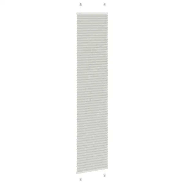 Plisseeritud ruloo, helehall, 45 x 200 cm, kanga laius 44,4 cm - 4