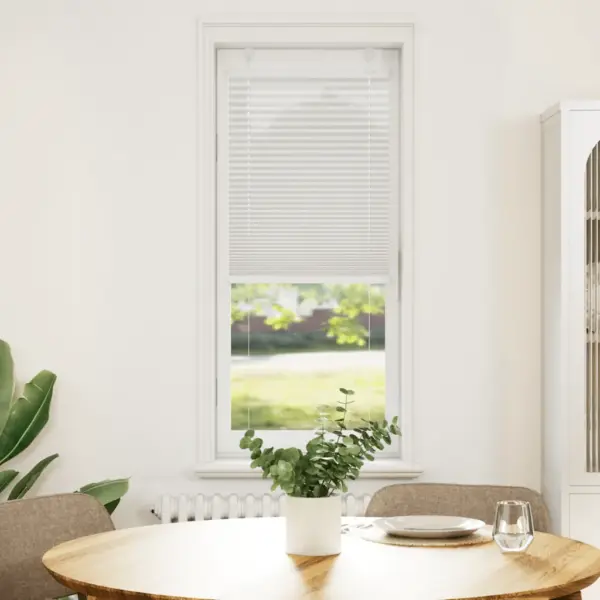 Plisseeritud ruloo, helehall, 50 x 100 cm, 100% polüester, kahe paigaldusviisiga – 2