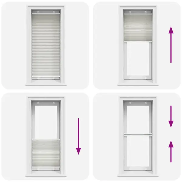 Helehall plisseeritud ruloo aknale 65 x 150 cm, kanga laius 64,4 cm – 5