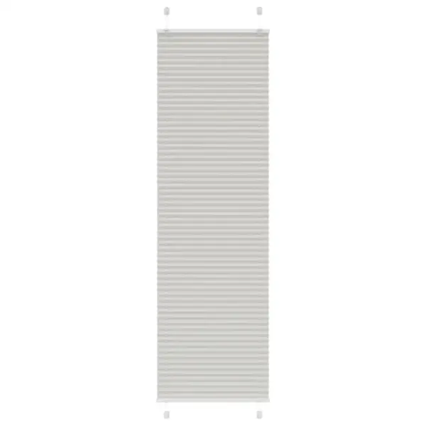 Plisseeritud ruloo, helehall, 65 x 200 cm, kanga laius 64,4 cm - 2