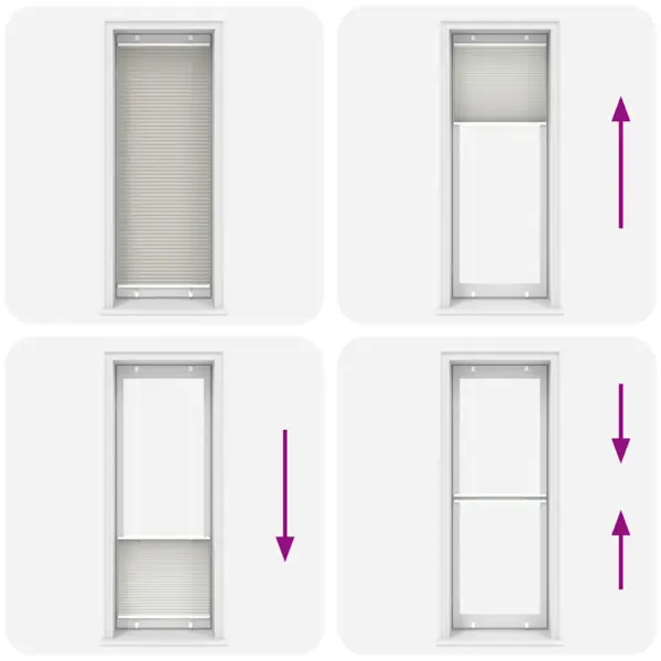 Helehall plisseeritud ruloo aknale, 70 x 200 cm, 100% polüester, paigaldus kruvide või kinnitusklambritega – 8