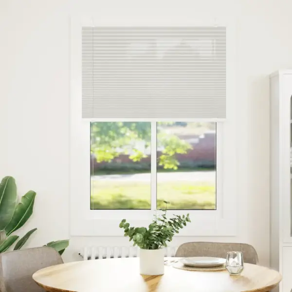 Helehall plisseeritud ruloo privaatsuse tagamiseks, 85 x 150 cm, 100% polüester – 2