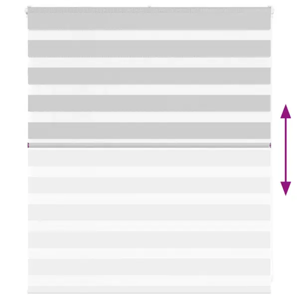 Helehall sebra ruloo kettmehhanismiga, 120 x 100 cm, kanga laius 115,9 cm, 100% polüester – 5