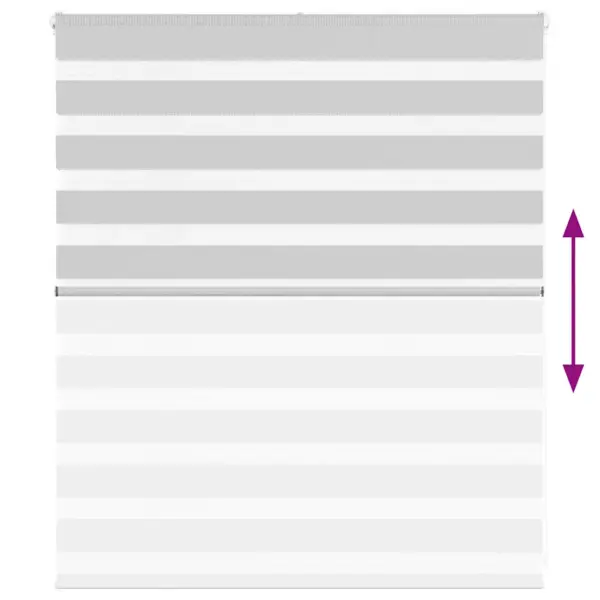 Helehall sebra ruloo 130 x 100 cm, 100% polüester – 5