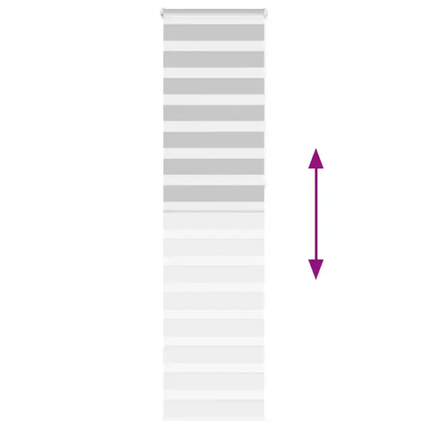 Helehall sebra ruloo kettmehhanismiga, 55 x 230 cm, 100% polüester – 5