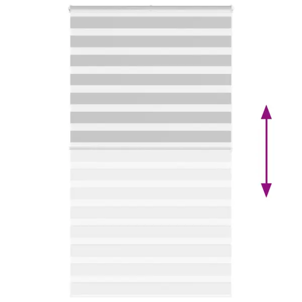 Helehall sebraruloo kettmehhanismiga, 130 x 200 cm, 100% polüester – 5