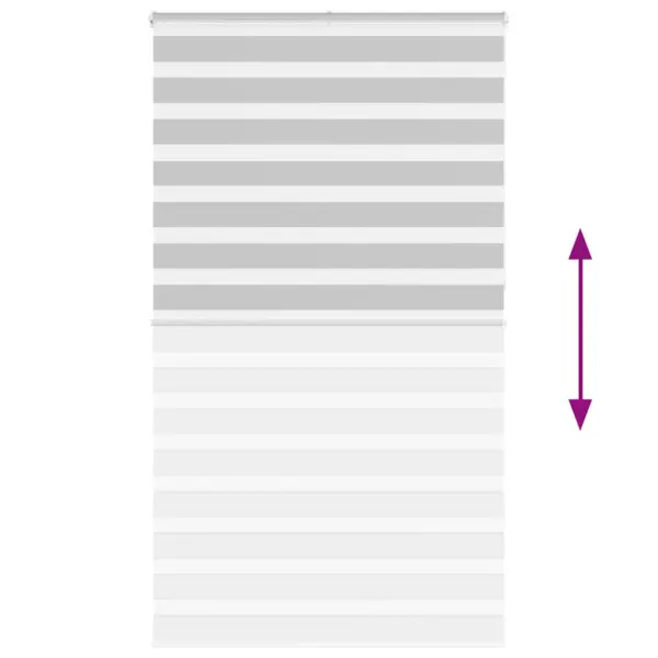 Helehall sebraruloo kettmehhanismiga, 130 x 230 cm, 100% polüester – 5