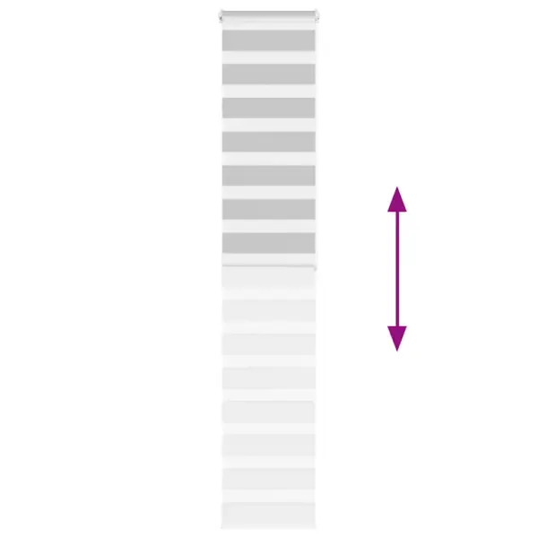 Helehall sebraruloo 40 x 200 cm, kanga laius 35,9 cm, polüester, alumiiniumsiiniga – 5