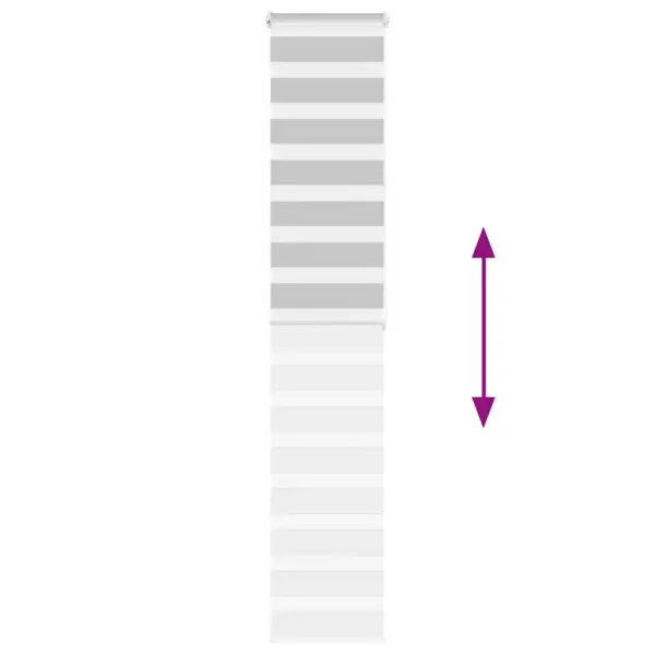 Helehall sebraruloo kettmehhanismiga, 50 x 200 cm, 100% polüester – 5