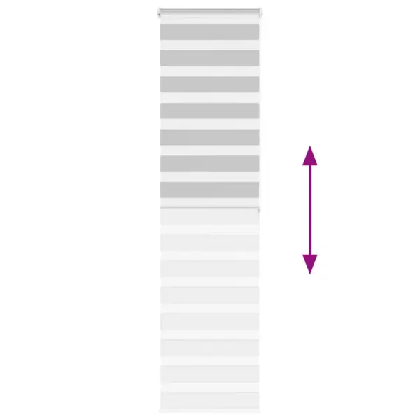 Helehall sebraruloo privaatsuse ja valguse reguleerimiseks, 65 x 200 cm, 100% polüster – 5
