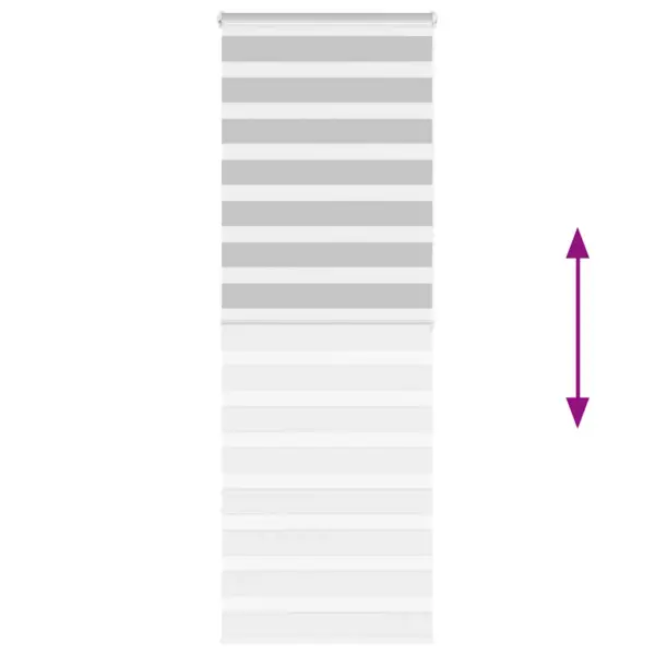 Helehall sebraruloo privaatsuse ja valguse reguleerimiseks, 70 x 200 cm, 100% polüester – 5