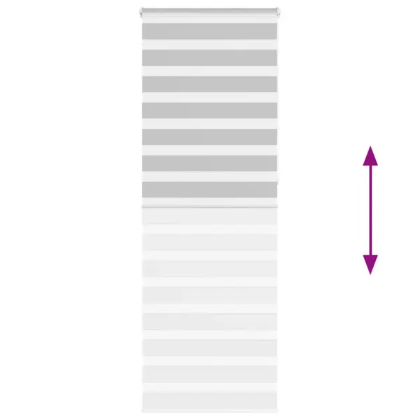 Helehall sebraruloo ketttõstukiga, 75 x 230 cm, 100% polüester – 5