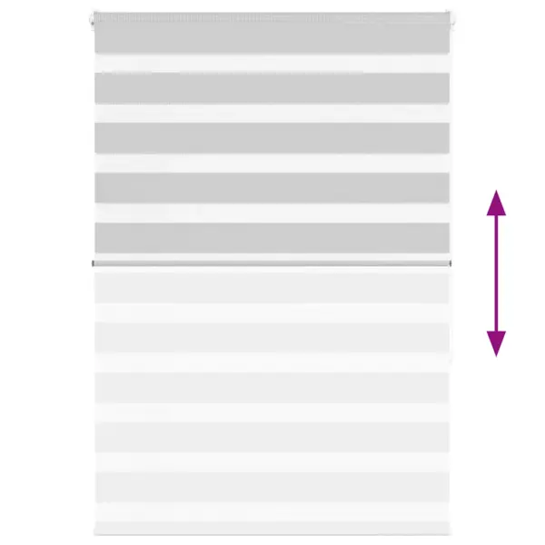 Helehall sebraruloo 95 x 150 cm, kettmehhanismiga, 100% polüester – 5