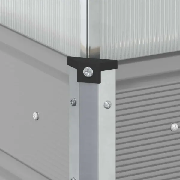 Helehall taimekast tsingitud terasest, 100 x 100 x 77 cm – 7