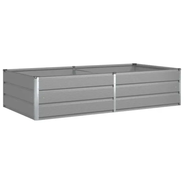 Helehall tsingitud terasest taimekast 195 x 100 x 45 cm - 2