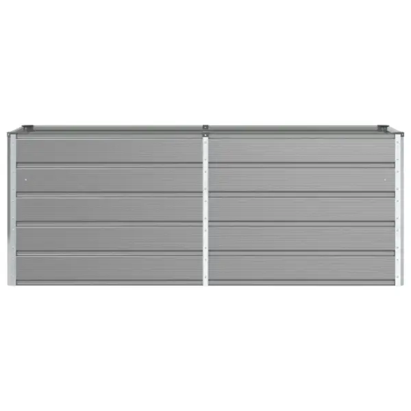 Helehall kuumtsingitud terasest taimekast, 195 x 50 x 77 cm – 4