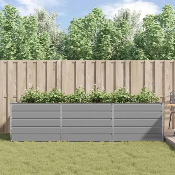 Helehall tsingitud terasest taimekast, 290 x 100 x 75 cm – 4