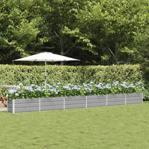 Helehall tsingitud terasest taimekast 580 x 50 x 45 cm