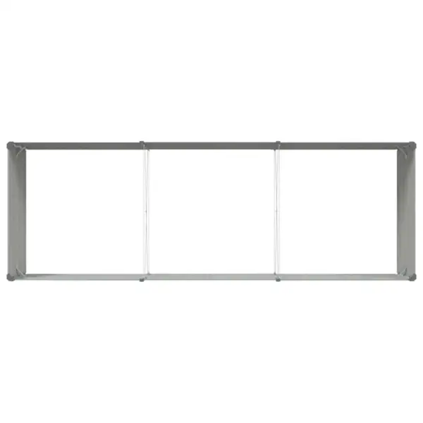 Helehall tsinkterasest taimekast, 290 x 100 x 45 cm – 7