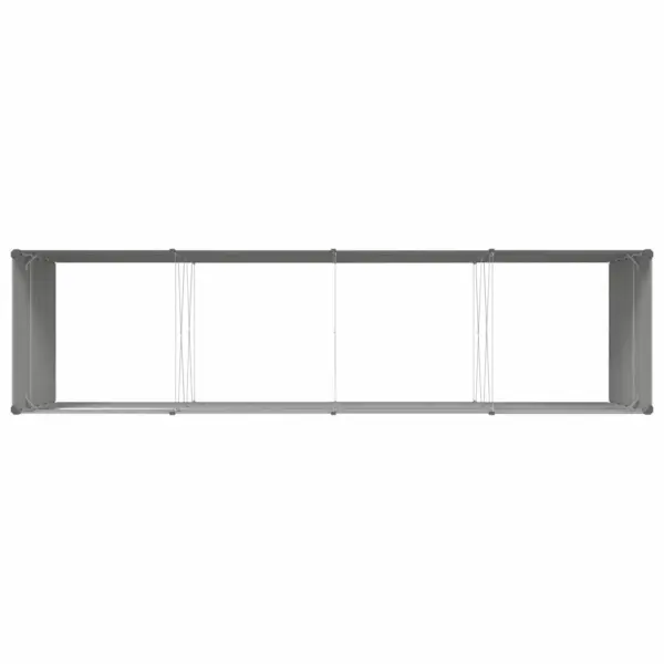 Helehall tsinkterasest kõrge taimekast, 385 x 100 x 75 cm – 7