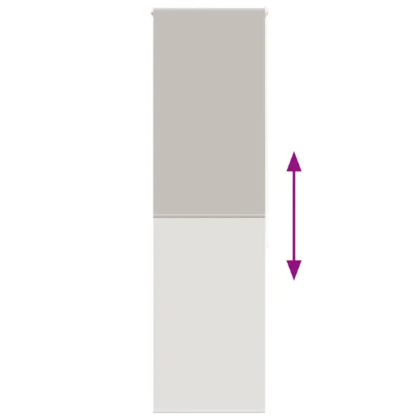 Helehall veekindel duširuloo ketiühendusega, 60 x 240 cm, kanga laius 56 cm – 5