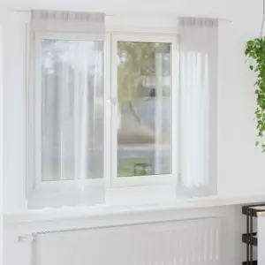 Helehall voalekardin, 2 tk, 175 x 140 cm, polüester