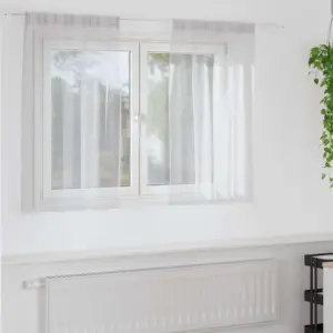 Helehall voalekardin, 2 tk, 140 x 140 cm, polüester