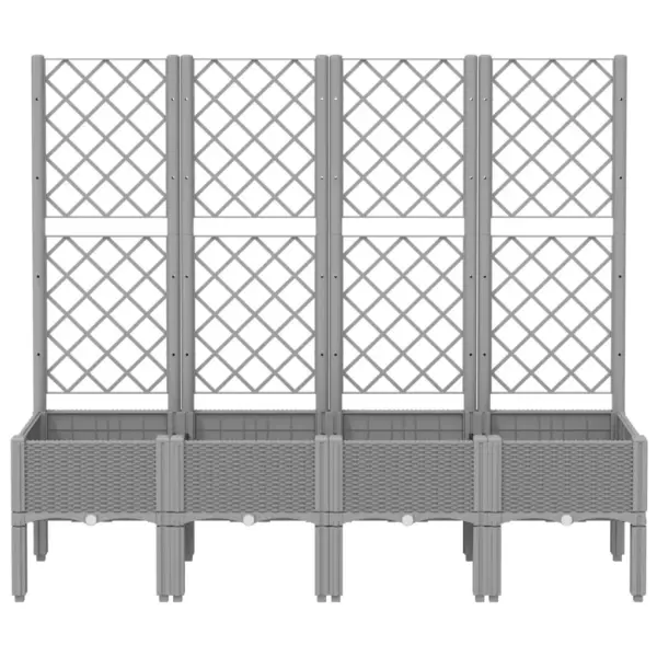 Helehall võrega taimekast rotangi välimusega, PP, 160 x 40 x 142 cm – 3