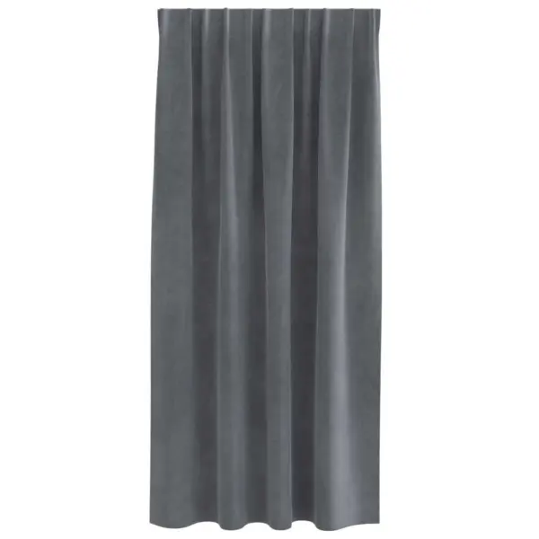 Pimendavad sametkardinad, helehall, 140 x 175 cm, 2 tk – 4