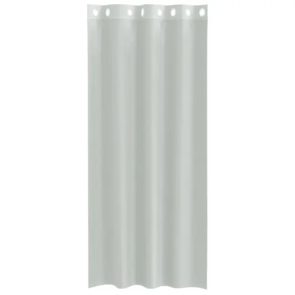 Poolläbipaistvad rõngaskardinad, helehall, 2 tk, 140 x 225 cm – 4