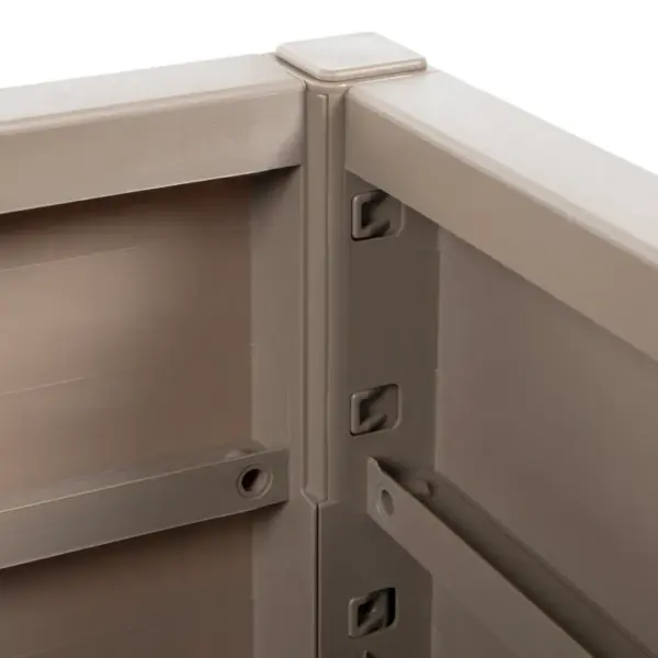 Aia taimekast 80 l, helepruun PP, 80 x 36 x 35 cm – 8