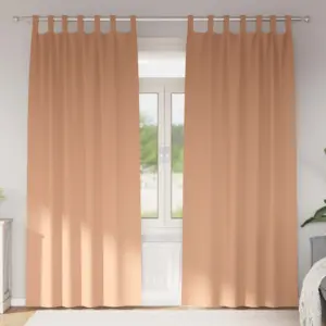 Helepruun pimendav kardinakomplekt 2 tk, 225 x 140 cm, polüester