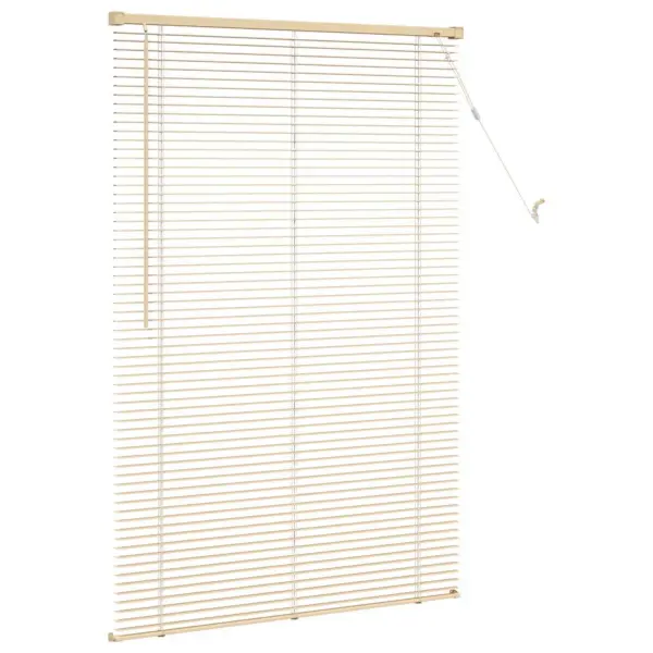 Reguleeritav Veneetsia ruloo, helepruun mustriga PVC, 150 x 80 cm – 5