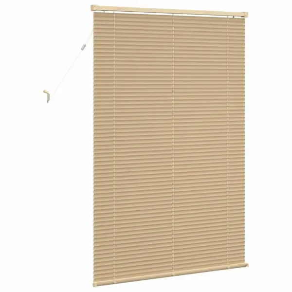 Reguleeritav Veneetsia ruloo, helepruun mustriga PVC, 150 x 80 cm – 6